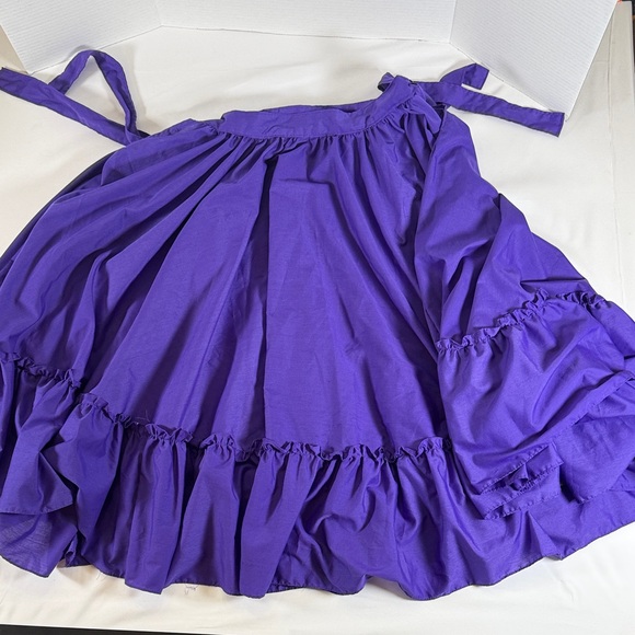 Purple Mexican Folklórico Skirt Full Circle Dance Skirt - Picture 1 of 6